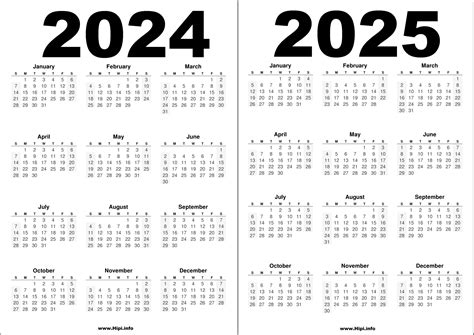 2024 Calendar 2025 Printable Free Download | Calendar 2024 | Printable ...