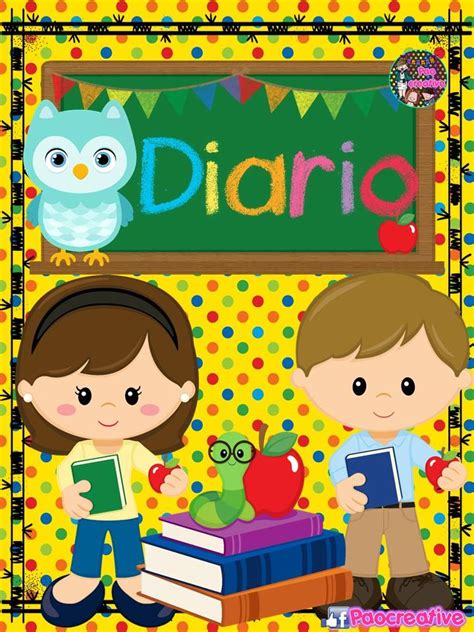 Lindos diseños para las portadas de los diarios, tanto para educadoras ...