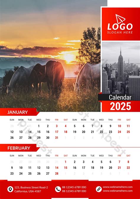 15,000+ Printable 2025 Calendar Templates | Free Graphic Design ...