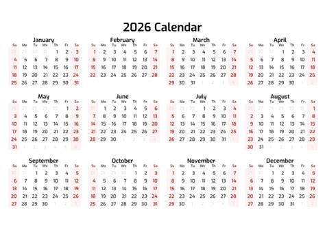 2026 Calendar | PDF
