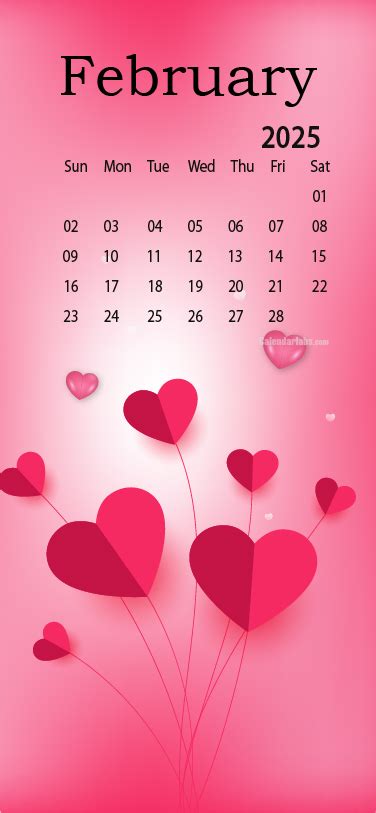 February 2025 Desktop Wallpaper Calendar - CalendarLabs