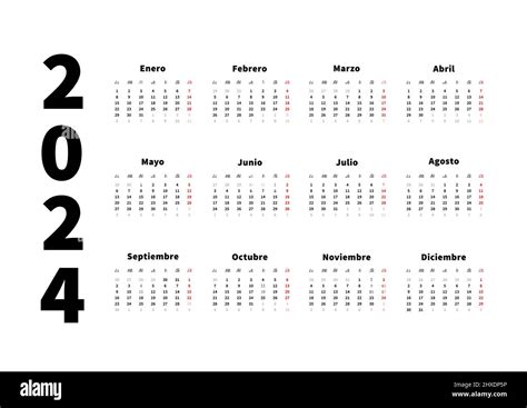 Calendario 2025, Domingo Del Vector Ilustración Del Vector, 41% OFF