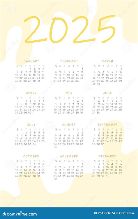 Printable Calendar 2025 Aesthetic - Meta Susana