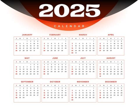 2025 New Calendar Design Images - Free Download on Freepik