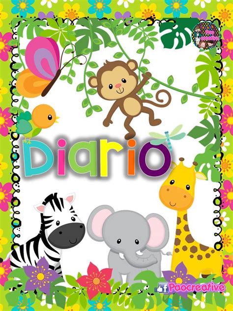 Lindos diseños para las portadas de los diarios, tanto para educadoras ...