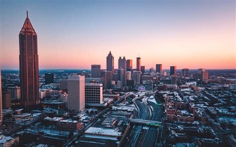 Atlanta Skyline Wallpapers - 4k, HD Atlanta Skyline Backgrounds on ...