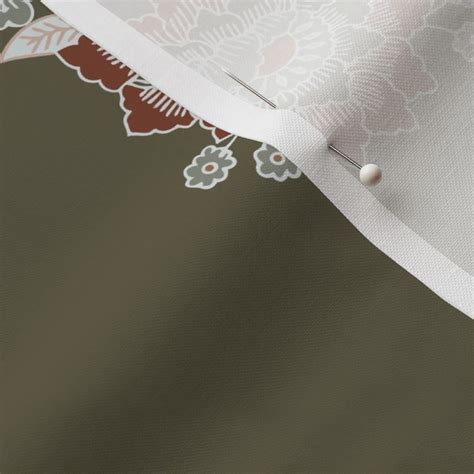 2025 Calendar Hand drawn Rustic Fabric | Spoonflower