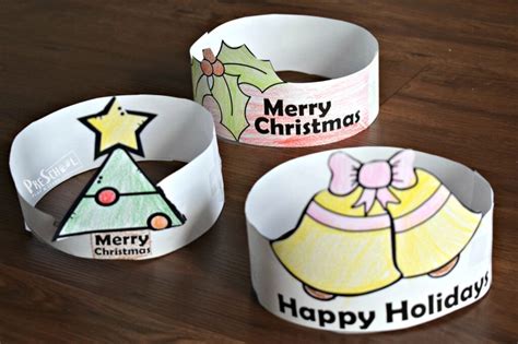 FREE Printable Hat Preschool Christmas Crafts