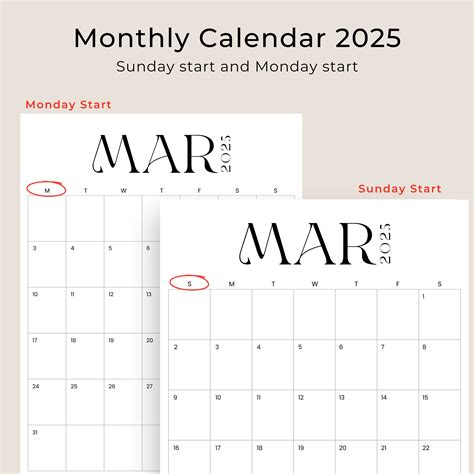 2025 Wall Calendar 2025 Planner Monthly Calendar 2025 Vertical Letter ...