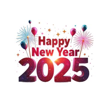 2025 Font, Happy New Year Font, Welcome Year 2025, New Year PNG ...