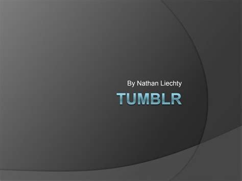 Tumblr | PPT