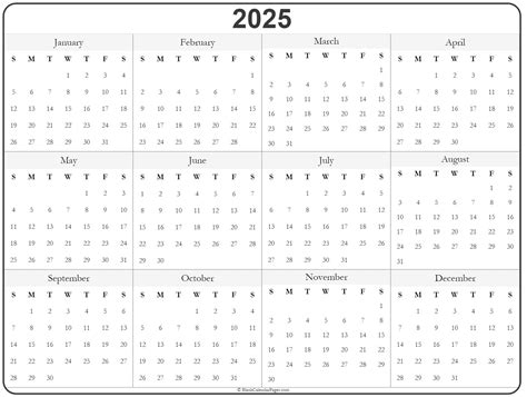 2025 Pay Period Calendar - Printable Calendars AT A GLANCE
