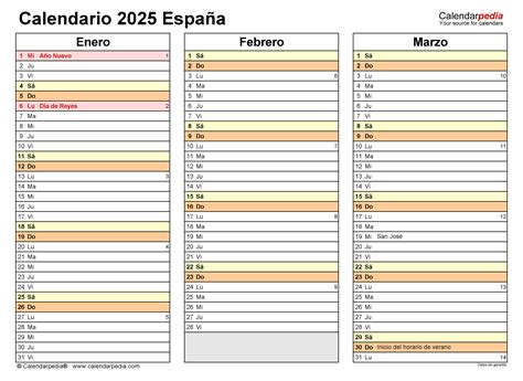 Calendario 2025 Para Imprimir