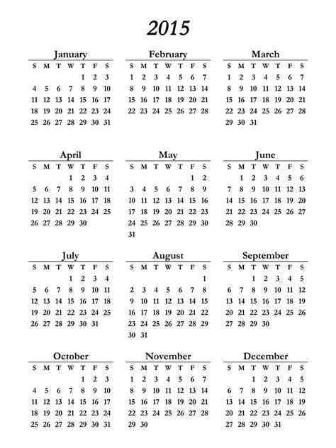 2015 Calendar Free Stock Photo - Public Domain Pictures