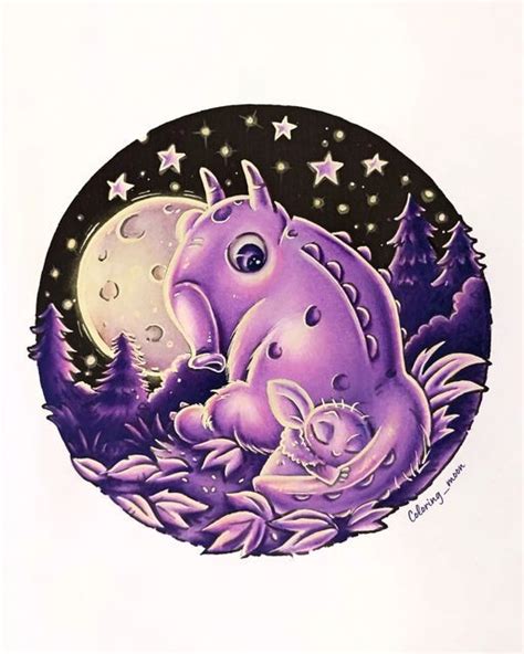 🌙 Coloring Moon on Instagram in 2024 | Coloring books, Coloring pages ...