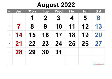 Federal Government Calendar 2022 Printable – Get Latest News 2023 Update
