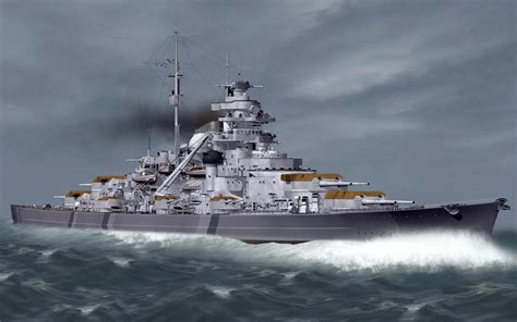 🔥 Free Download German Battleship Bismarck Full Hd Wallpaper And by ...