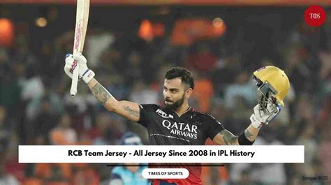 RCB Jersey 2024 - All Jersey Since 2008 in IPL History
