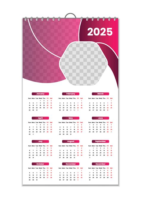 2025 Wall Calendar With Pockets Printable - Jill D. Walsh