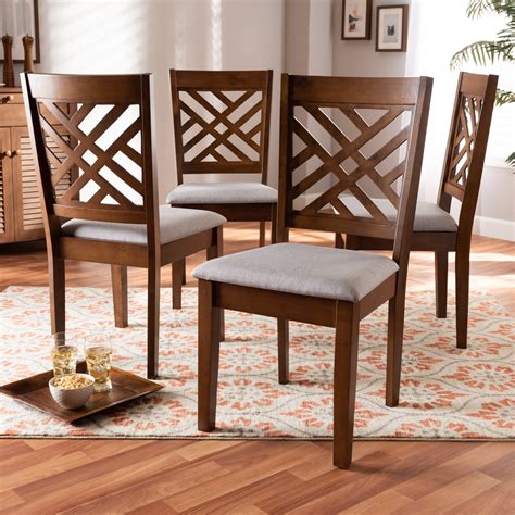 Baxton Studio Caron Modern and Contemporary Grey Fabric Upholstered ...
