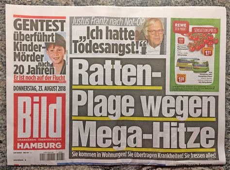 Schlagzeilen Des Tages Bild