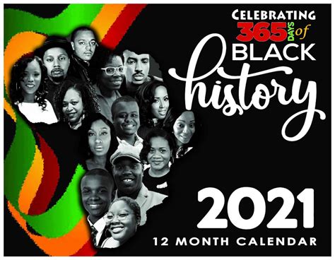 2021 Black History Month Calendar - East End NRZ Market & Cafe