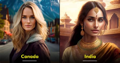 This Artist Imagined Countries As Women Using AI Technology