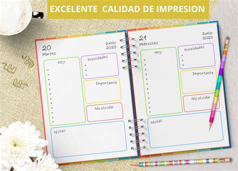Agenda Imprimible 2023 Diaria archivos PDF para imprimir - Etsy México