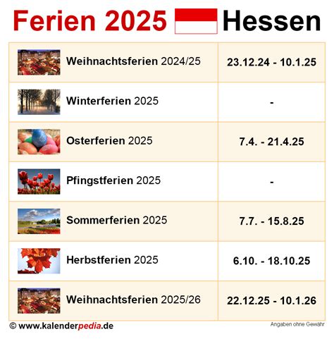 Holidays In Germany 2025 Hessen - Wilow Leodora