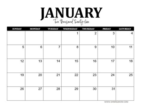 Editable Calendar 2025 Template in Word – Best Free Download!