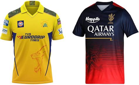Positivity Sports csk Jersey 2024 ipl and rcb Jersey 2024 ipl - Price ...
