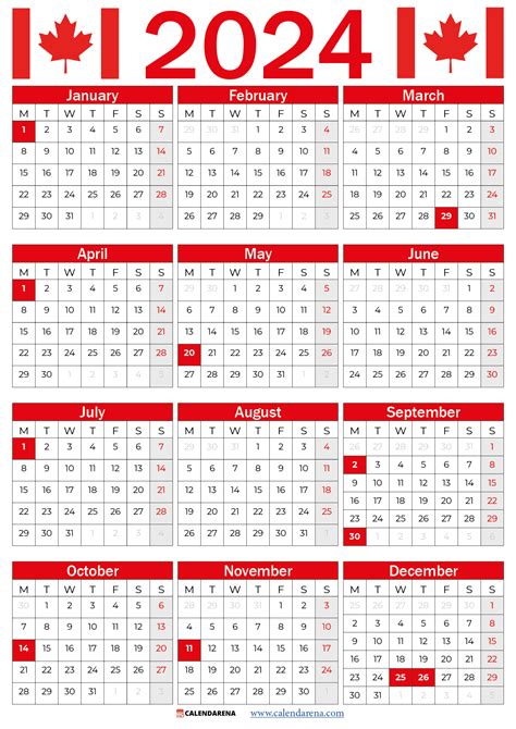 Calendar 2025 Canada With Holidays Printable - Robert T Thomas