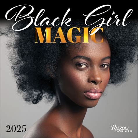 Black Girl Magic 2025 Wall Calendar - Calendars.com