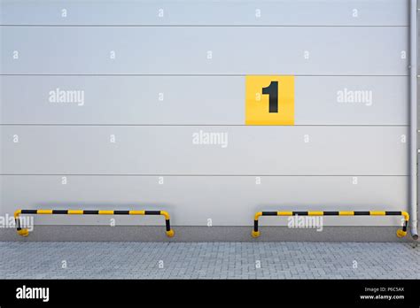 Number One Sign at Warehouse Building Stock Photo - Alamy