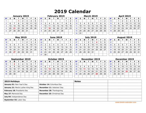 Us Printable Blank Calendars | Calendar Template Printable