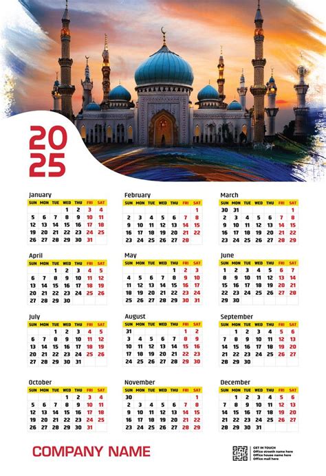 2025 new year islamic calendar design – Artofit