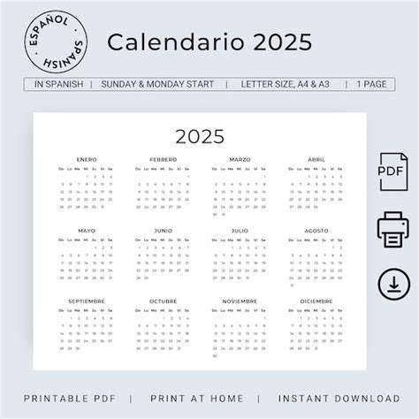 Calendario 2025 Mexico - Megan Sibylle
