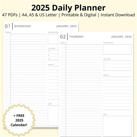 Business 2025 Day Planner - Etsy