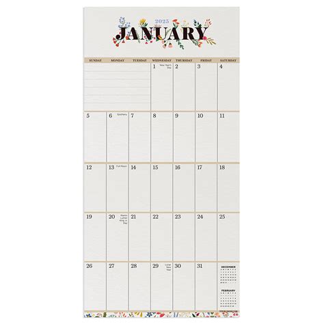 **FINAL SALE** 2025 Big Grid-Floral Mini Calendar | TF Publishing ...