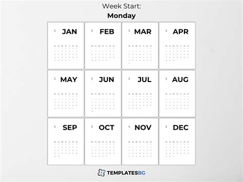 2025 Calendar Printable PDF: Minimalist Printable Wall Calendar 2025 ...