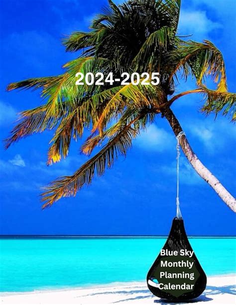 2025 Monthly Calendar Blue Sky - lynea cairistiona